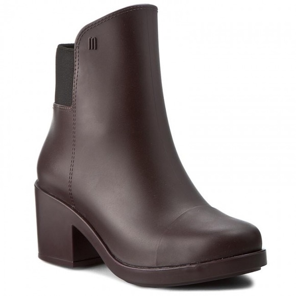 Melissa dark maroon rubber boot - Picture 4 of 5